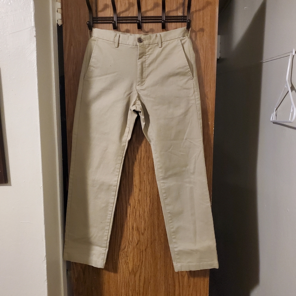 UNIQLO Men's Slim-Fit Chino Flat-Front Pants 31x34